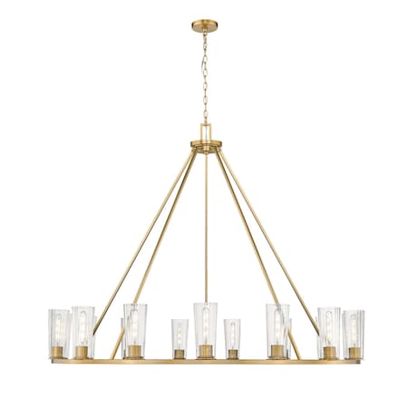 Z-Lite Titus 15 Light Chandelier, 62.5in. W x 31in. H, Modern Gold 826-15MGLD